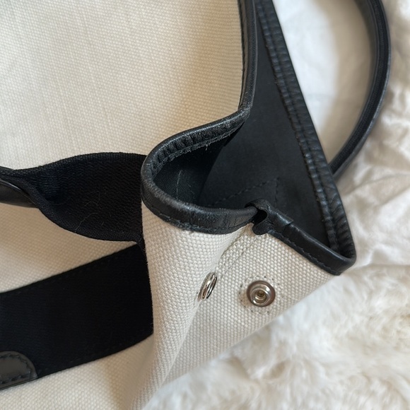 Balenciaga Navy Small Cabas Beige - Picture 4 of 12